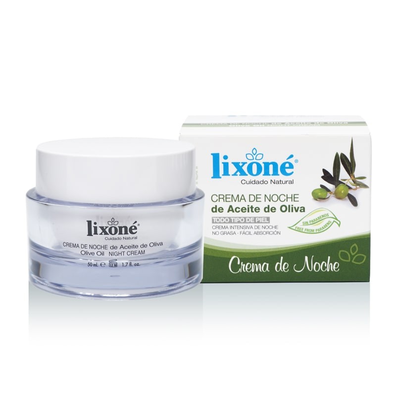 Crema de Noche de Aceite de Oliva. Lixoné