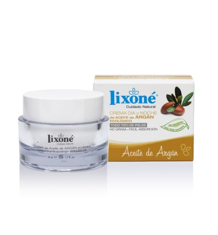 Crema Día y Noche de Aceite de Argán. Lixoné